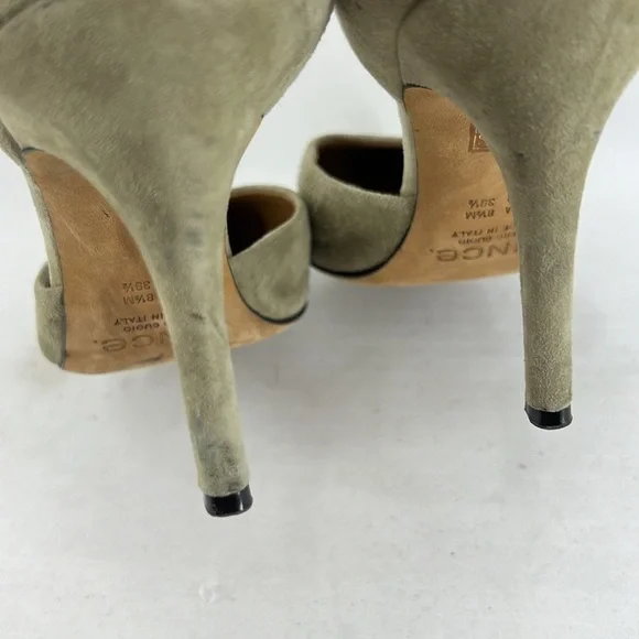 Vince Paulette D'Orsay Suede Pointed Toe Heels - Picture 6 of 10